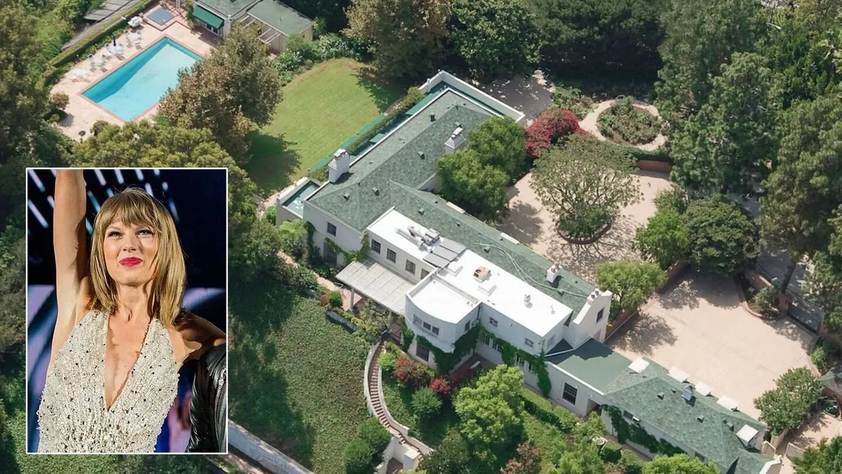 Taylor Swift a její historický dům v Beverly Hills